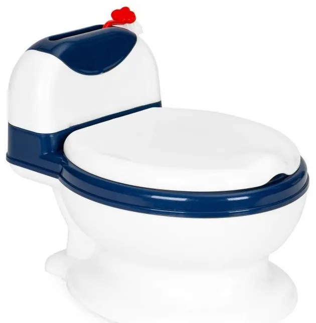 Oliță în formă de toaletă cu interior detașabil și perie