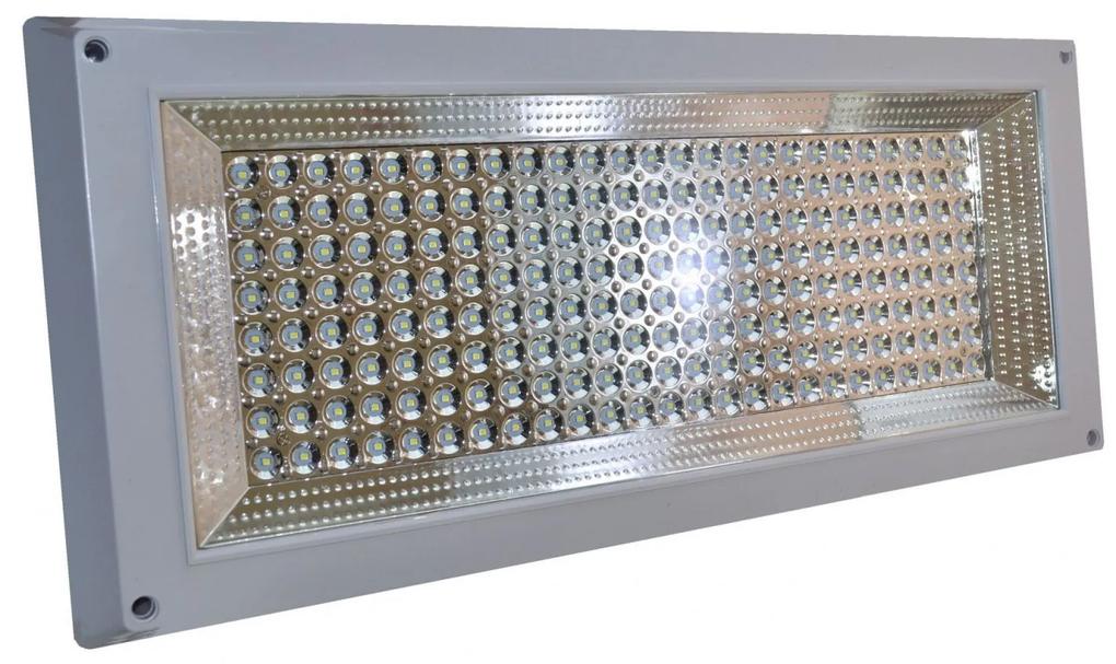 Plafoniera LED aplicata, Ecoplanet, 600x300mm, 24W, 1920LM, lumina neutra 4000k, sticla transparenta, alb Lumina neutra  - 4000K