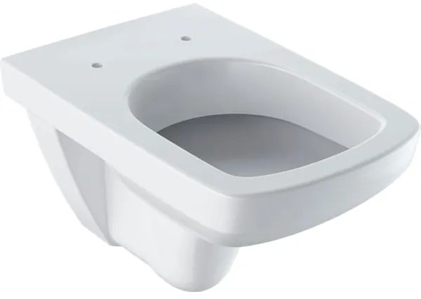 Set vas wc dreptunghiular suspendat cu capac soft close, alb lucios, Geberit Selnova Square