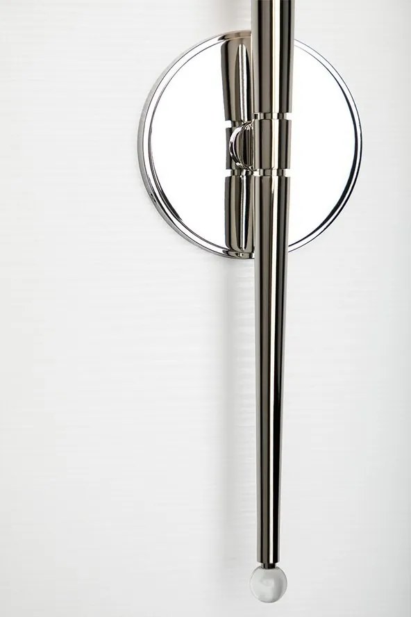 Aplica de perete design clasic ROCKLAND big, nichel lucios