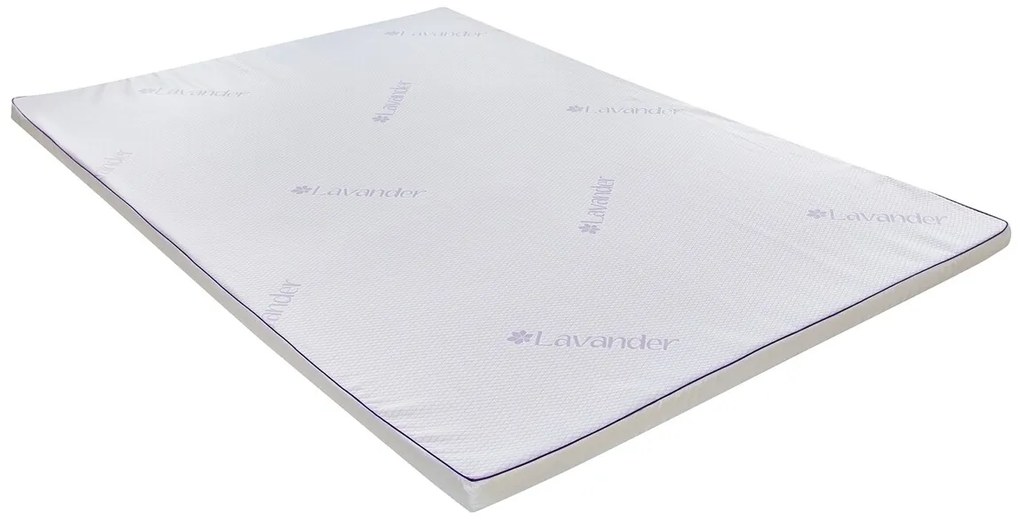 Topper saltea Green Future, Lavanda Therapy Memory 7 zone de confort 140x190 cm, 5 cm