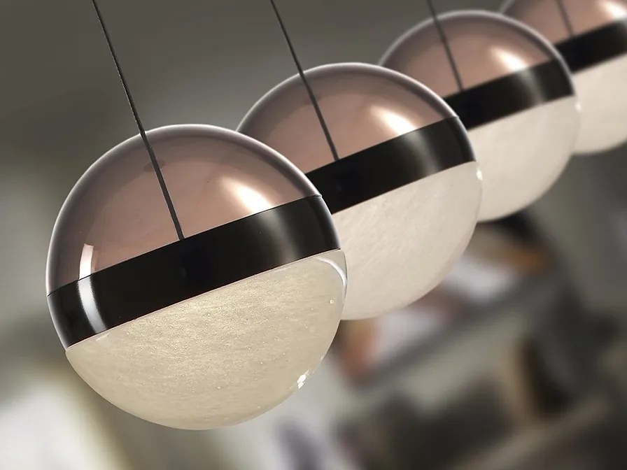 Lustra cu 4 pendule LED design modern Orbes