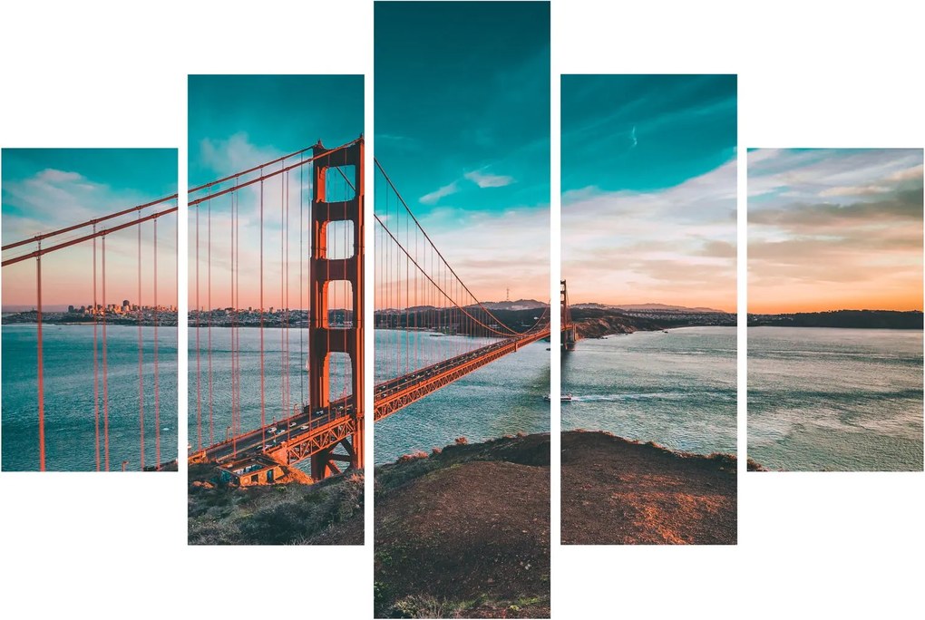 Tablou - Golden Gate, San Francisco (150x105 cm)