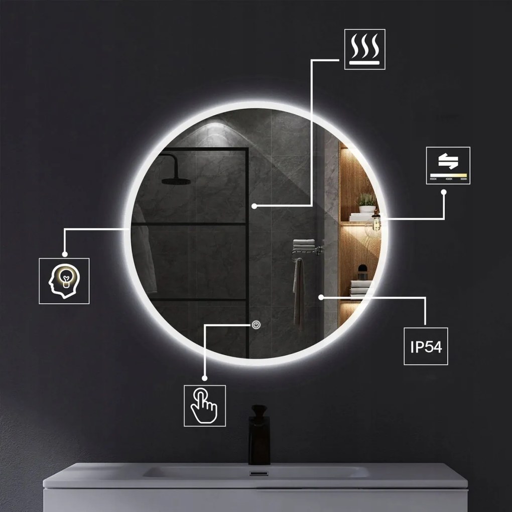 Oglinda LED 60cm HZJ060