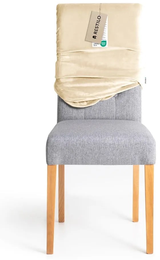 Huse bej 4 buc. elastice pentru scaun 48 cm Sento – Restilo