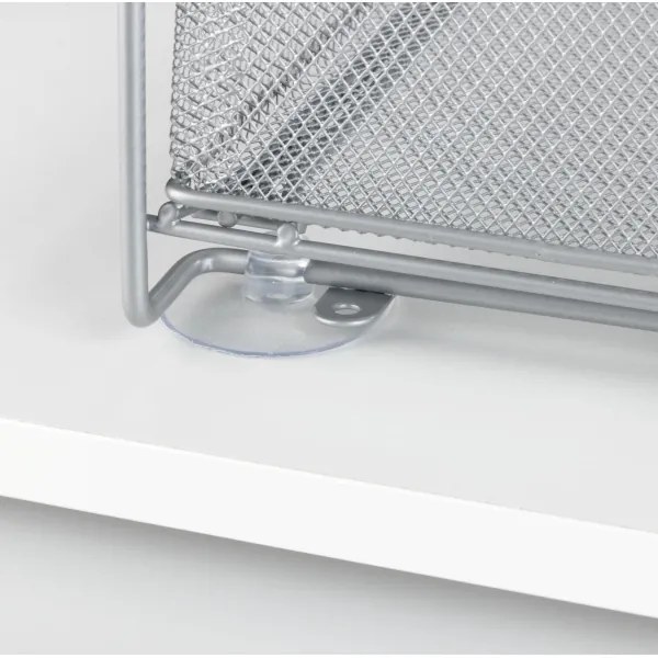 WENKO 53140800 - Poliță GIOMA, 35 x 33,5 cm, argintie