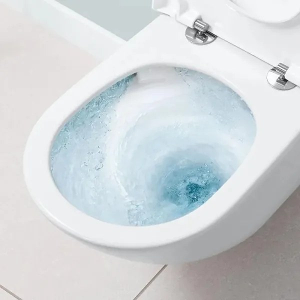 Villeroy & Boch SUBWAY 4670TS01 - vas WC suspendat cu capac SoftClose, din ceramică, alb