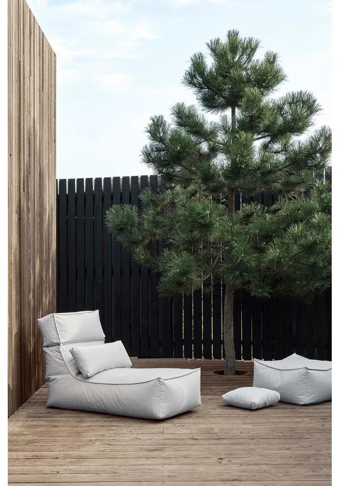 Șezlong de grădină Blomus Cloud, gri deschis