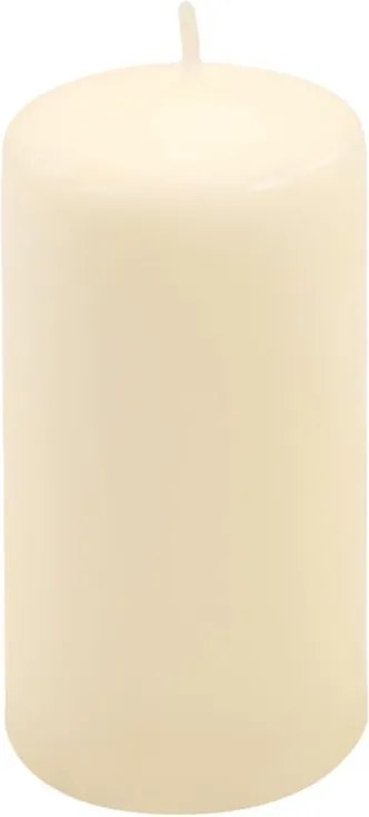 Set de lumânări pilon, 11,5 cm, Ø 6 cm, crem, 18 buc.