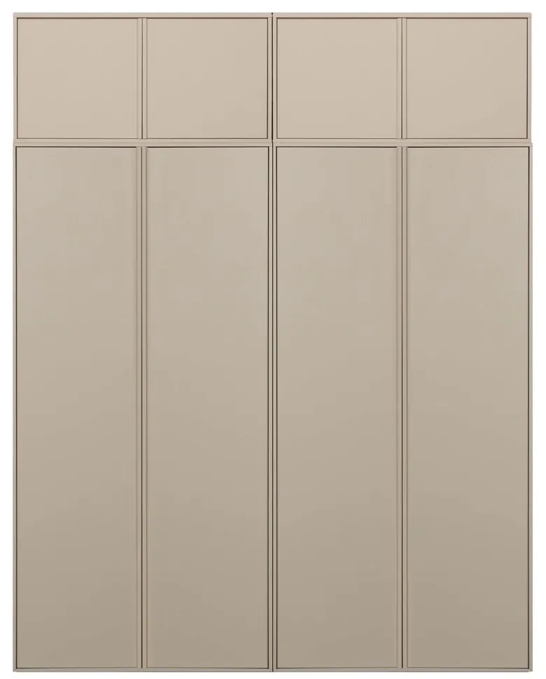 Dulap modular crem din lemn de pin 200x250 cm Daily – vtwonen