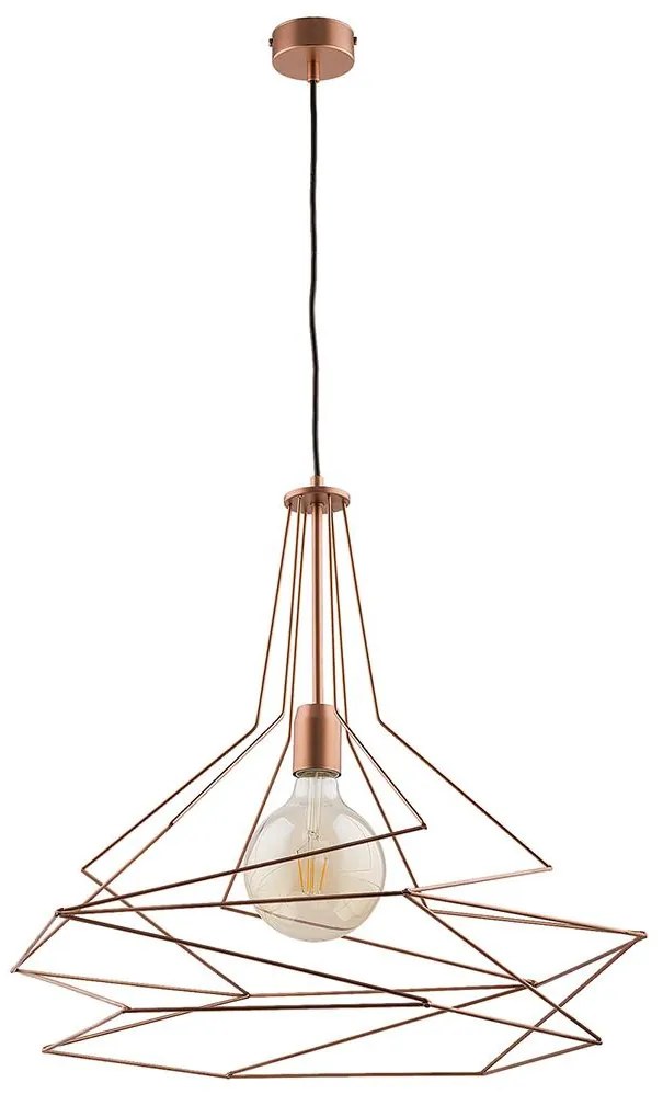 Jupiter 1655 - Lustră pe cablu ORO 1xE27/60W/230V cupru