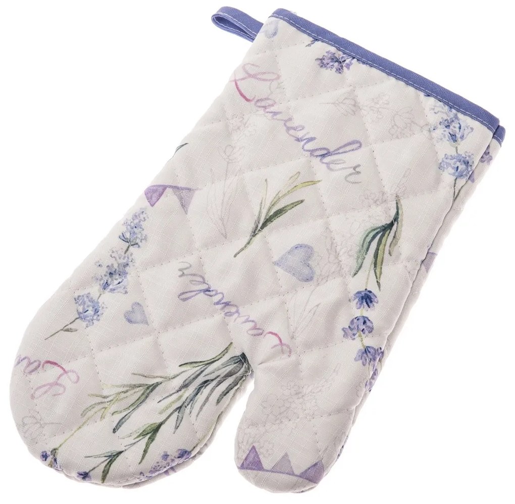 Mănușă de bucătărie impermeabilă Lavandă, 17 x 27 cm