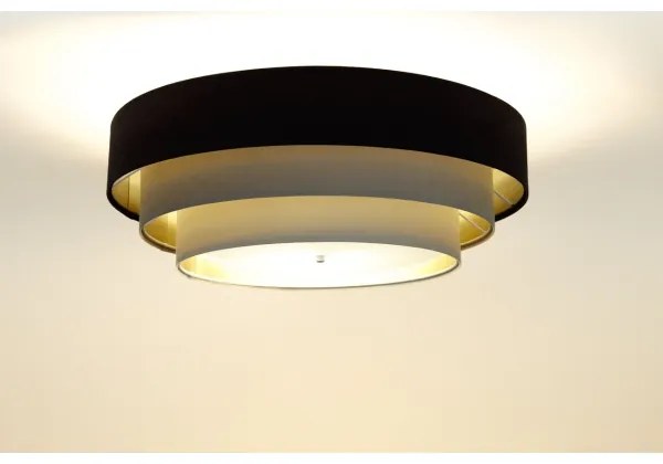 Lustr TRINITI 2xE27/60W/230V maro/bej/auriu