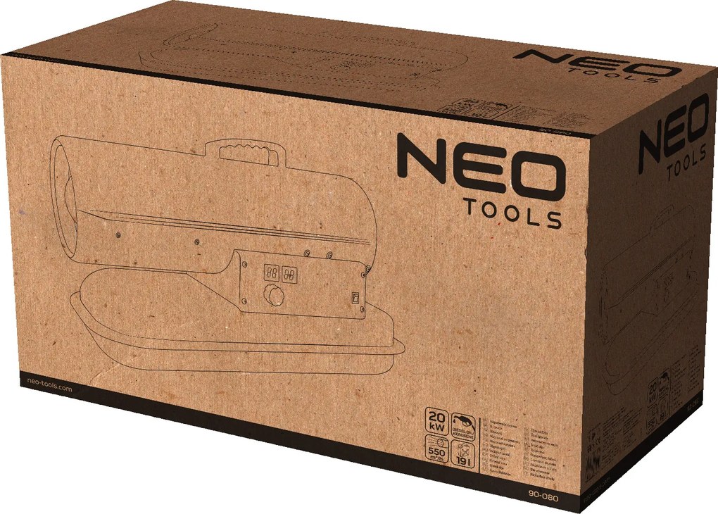 Încălzitor pe motorină 20 kW 90-080