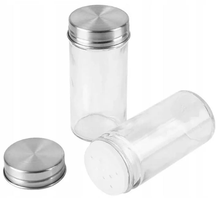 Borcane pentru condimente pe suport Klausberg KB 7552, 12 borcane, bambus și oțel inoxidabil, inox/maro