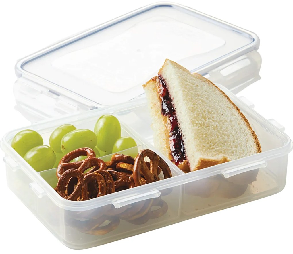 LOCKnLOCK Cutie pentru alimente cu compartimente,800 ml