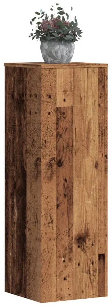 vidaXL Suporturi plante 2 buc. lemn vechi 33x33x100 cm lemn prelucrat