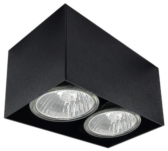 Brosline 1076 - spot CAGE 2xGU10/10W/230V negru
