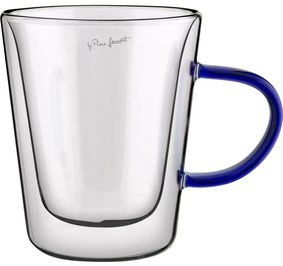 Lamart LT9119 Set de 2 pahare Tea Vaso, 300 ml,albastru
