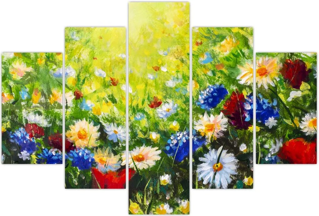 Tablou - Flori sălbatice (150x105 cm)