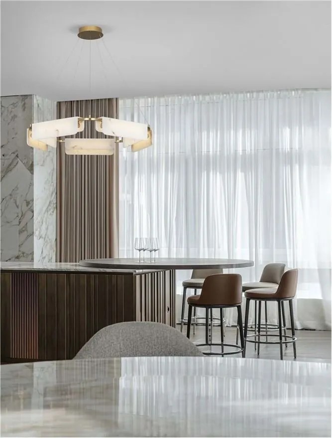 Lustra LED suspendata design modern AIDER, 93cm