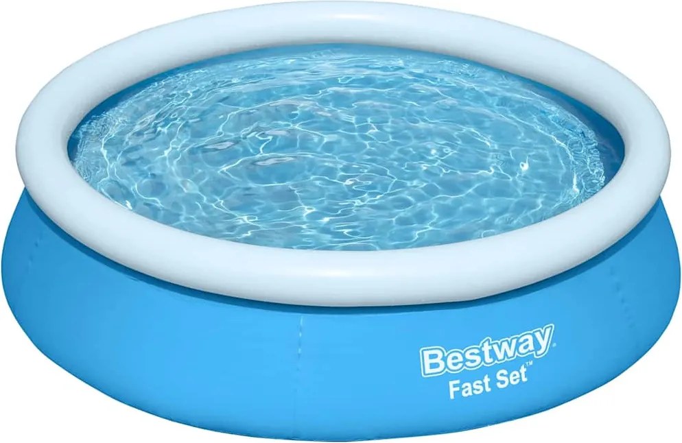 Bestway Piscina gonflabilă Fast Set, albastru, 183x51 cm, rotundă
