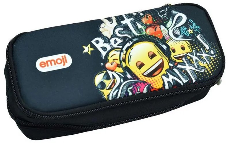 Emoji Mix Penar cu 2 compartimente 26 cm