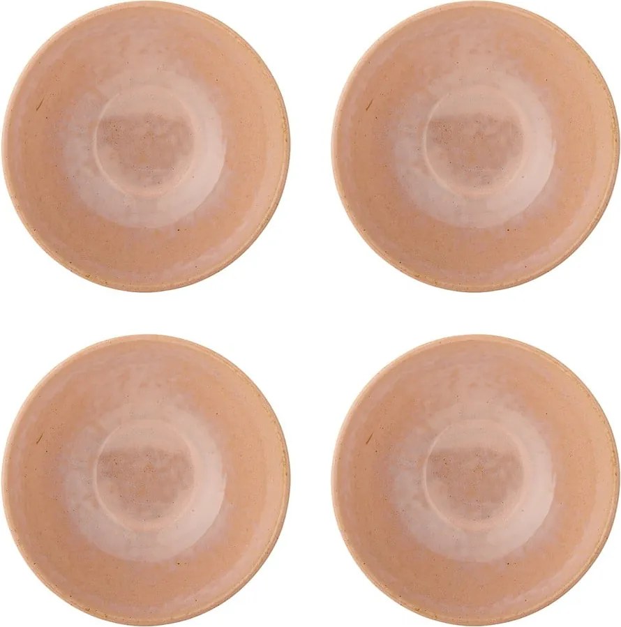 Boluri mici somon 4 buc. din gresie 890 ml Darlene – Bloomingville