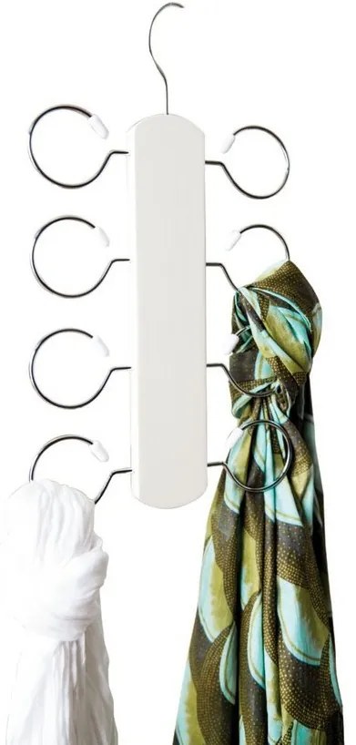 Compactor Scarf Umeraș pentru eșarfe Lotus, alb