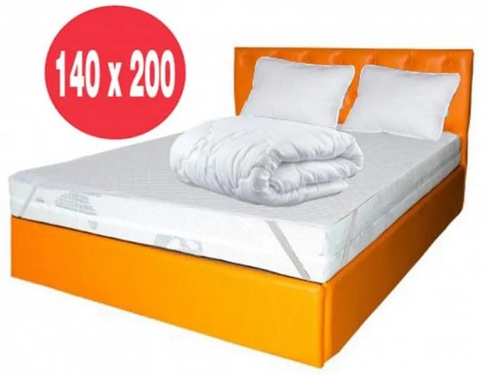 Set saltea helios memory hr zone comfort 140x200 plus 2 pern