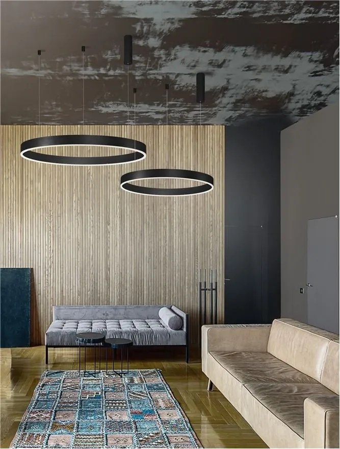 Lustra LED dimabila design circular MOTIF D-60cm