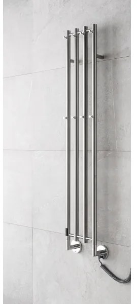 P.M.H. MO1SS-LK - Uscător electric pentru prosoape MONA, 93W/230V, 153,3 cm, IP44, inox