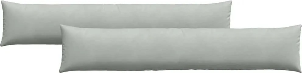 vidaXL Perne pentru canapea 2 pcs Gri deschis 200 x 40 cm