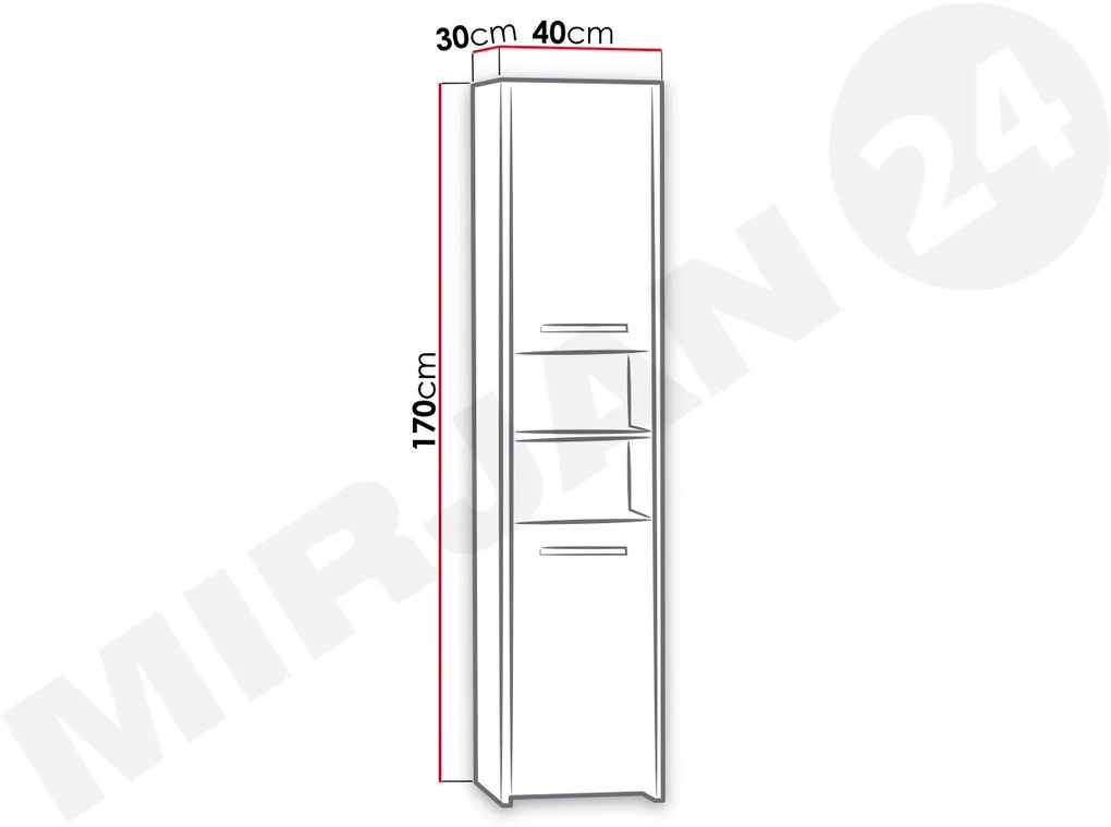 Dulap de bucătărie Nemezas N40 (Alb) . 1103858