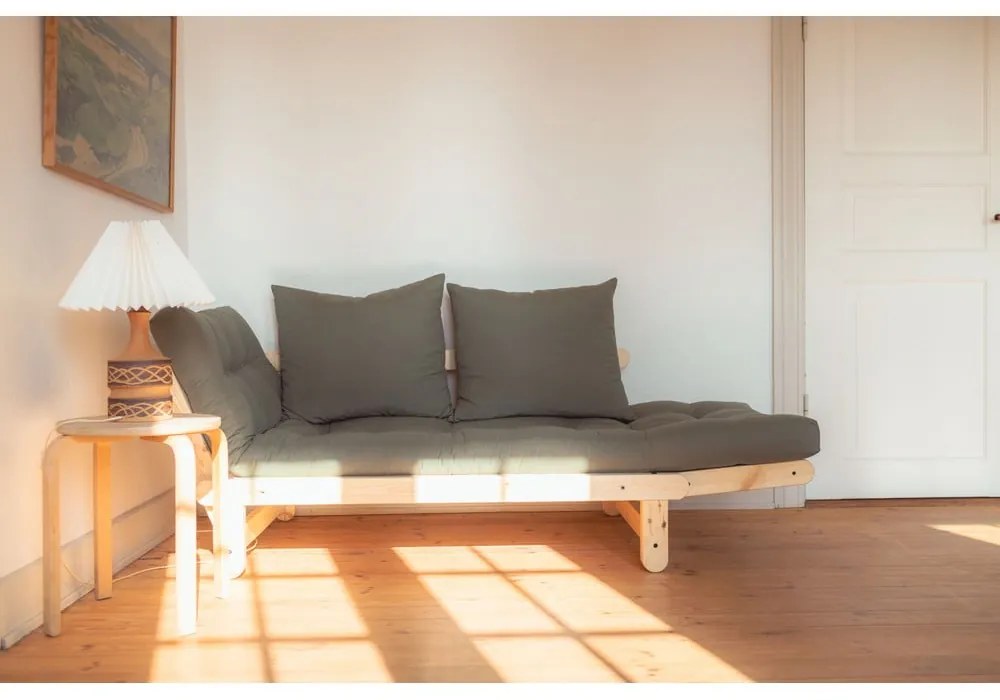 Canapea variabilă Karup Design Beat Natural Clear/Clay Brown