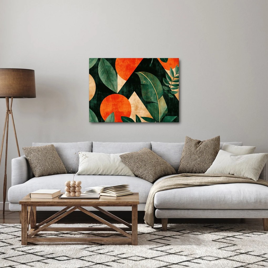 Tablou - Motive naturale geometrice II. (70x50 cm)