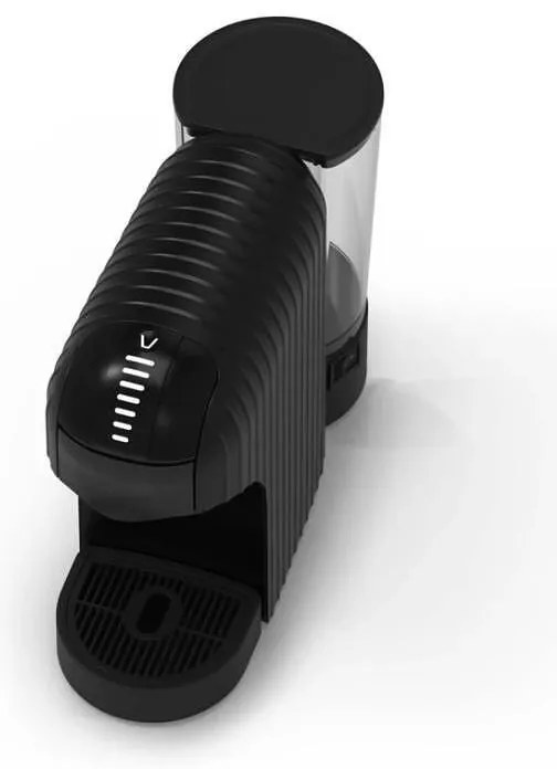 Espressor cu capsule 7in1 Crown CCM-1530B, 1400 W, 20 bar, 0.9 L, 7 adaptoare, Indicatoare LED, Controlul lungimii cafelei, Negru