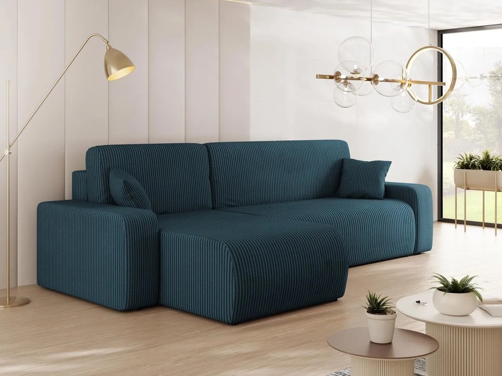Colțar Euston L S (Albastru închis) (cu sp. depozitare). Promo -17%. 1105033
