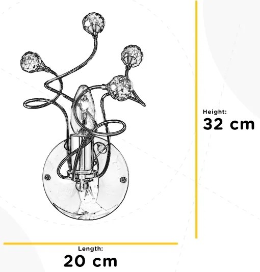 Aplică ONLI TRILLY 1xE14/6W/230V