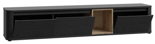 Comodă TV INAR, negru/maro