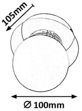 Aplică pentru baie Rabalux 2110 BECCA 1xG9/28W/230V IP44