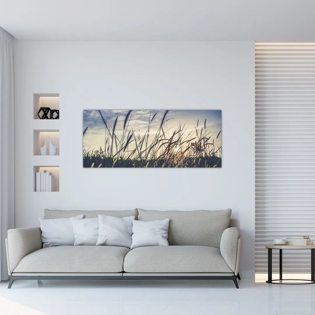 Tablou cu flori de câmp (120x50 cm)