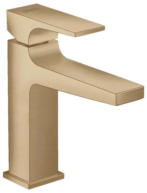 Baterie lavoar, Hansgrohe, Metropol 110, cu ventil, bronz periat