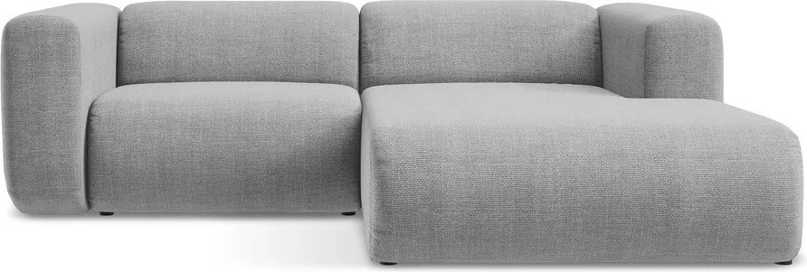 Colțar gri deschis (cu colț pe partea dreaptă/cu șezlong) Ekahi – Makamii