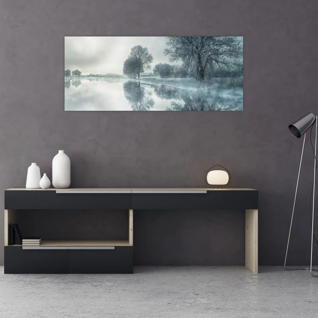 Tablou cu natura iarna (120x50 cm)
