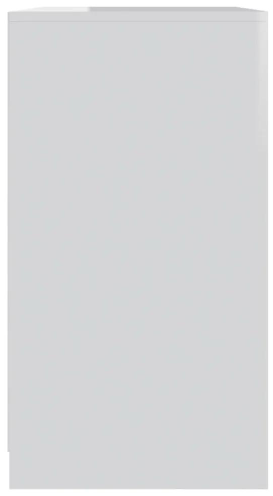 Servanta, alb extralucios, 70x40,5x75 cm, PAL 1, Alb foarte lucios