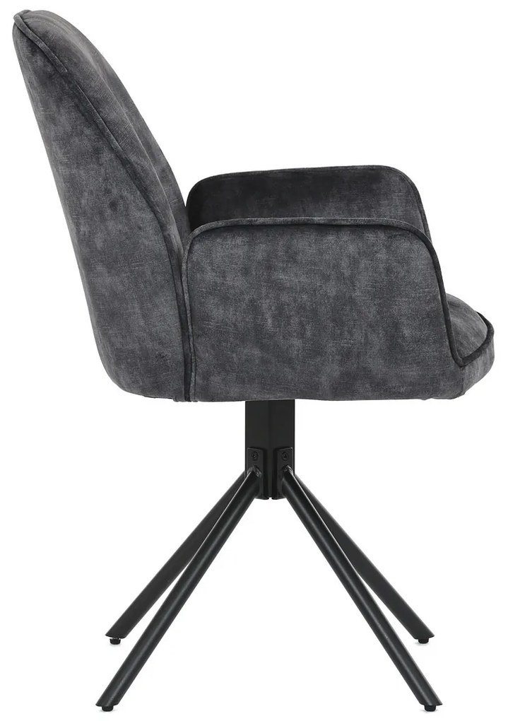 Set de scaune de sufragerie HC-511 BK4, 2 buc.