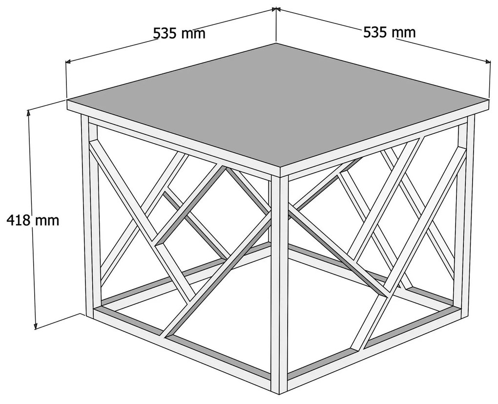 Masă de cafea Wolla (nuc). 1062831