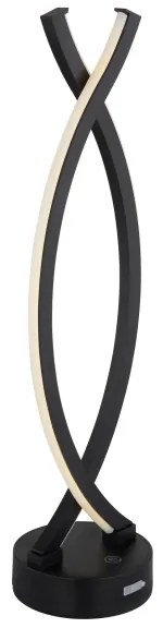 Globo 58457S - Lampă de birou LED tactilă reglabilă HELA LED/1W/3,7V negru