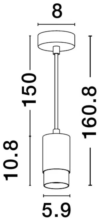 Pendul modern minimalist tip spot POGNO